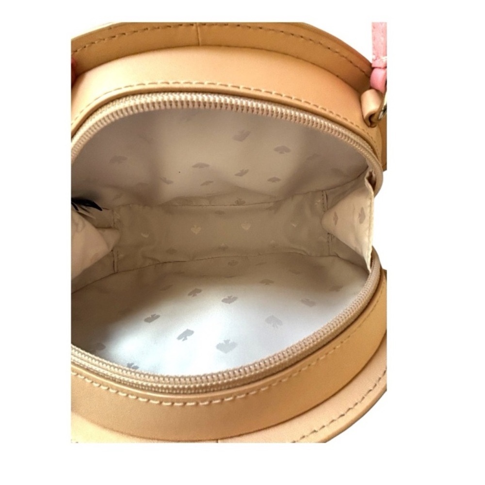 kate spade Tan Pink Red Multicolor Camel Crossbody Bag - Picture 6 of 6